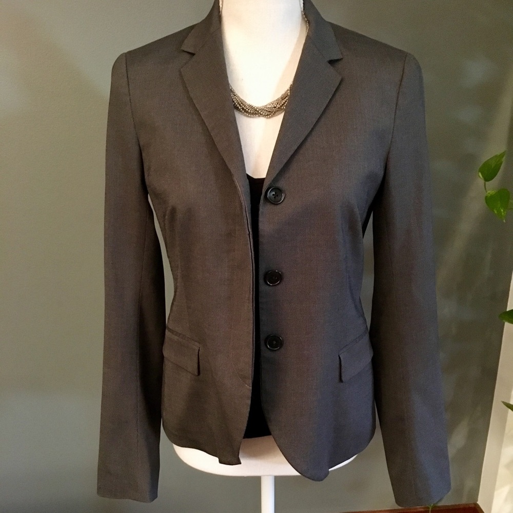 Theory Gray Blazer EUC